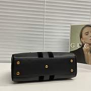 Gucci 28 Borsetto boston bag black leather - 3