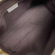 Gucci 28 Borsetto boston bag sand and white GG canvas - 5