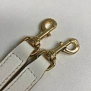 Gucci 28 Borsetto boston bag white leather - 4