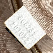 Gucci 28 Borsetto boston bag white leather - 2
