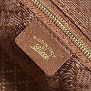 Gucci 28 Borsetto boston bag chestnut leather - 4