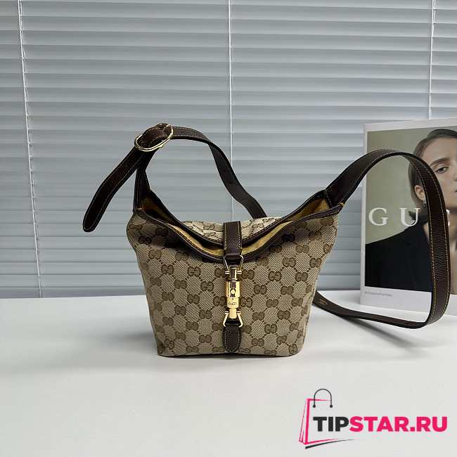 Gucci GG mini bag sand and brown GG canvas - 1