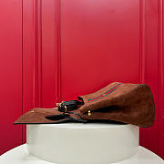 Gucci Paparazzo medium top handle bag dark brown - 6