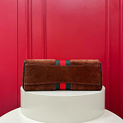 Gucci Paparazzo medium top handle bag dark brown - 3