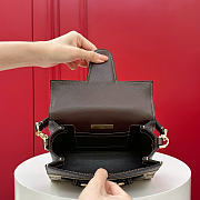 Gucci Horsebit Duomo small top handle bag sand and brown GG canvas - 2