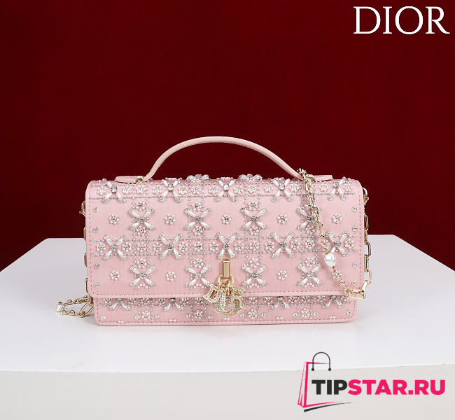 Dior Miss Embroidered Pink with Pink Bow - 1