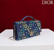Dior Miss Embroidered Blue with Blue Rhinestones - 5
