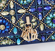Dior Miss Embroidered Blue with Blue Rhinestones - 2