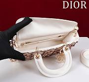 Dior Lady D-Joy Small Embroidered with Tassels Light Pink - 6