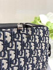 Dior Bag with zipper and shoulder strap black - 4