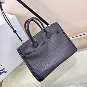 Burberry Medium Rocking Horse Tote Bag in Croc-embossed Leather - 3