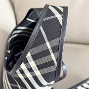 Burberry Small Check Twill Shoulder Bag In Black - 6