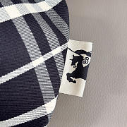 Burberry Small Check Twill Shoulder Bag In Black - 5