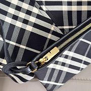 Burberry Small Check Twill Shoulder Bag In Black - 3