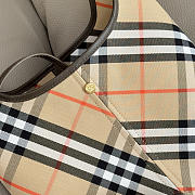Burberry Small Check Twill Shoulder Bag In Beige - 2