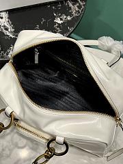 Prada Soft calfskin large slouchy shoulder bag white - 3