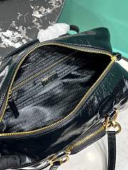 Prada Soft calfskin large slouchy shoulder bag black - 2