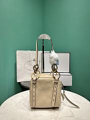 Prada Soft calfskin mini slouchy shoulder bag beige - 2