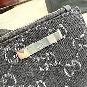 Gucci Small wallet with Gucci plaque black GG denim - 2