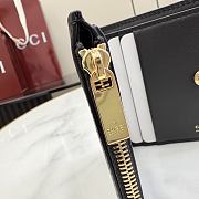 Gucci Small Perforated GG Wallet In Black - 3