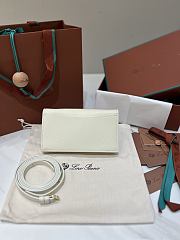 Loro Piana Extra Pochette Calfskin In Whisper White - 6