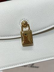 Loro Piana Extra Pochette Calfskin In Whisper White - 5
