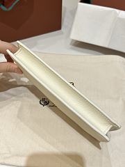 Loro Piana Extra Pochette Calfskin In Whisper White - 3