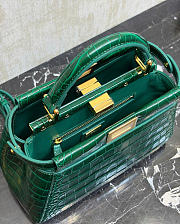 Fendi Peekaboo Mini Precious skin in green - 6