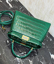 Fendi Peekaboo Mini Precious skin in green - 3