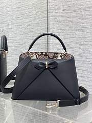 Dior Cigale Bag Calfskin In Black Color - 1