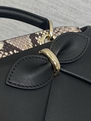 Dior Cigale Bag Calfskin In Black Color - 5