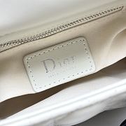Dior Mini Lady Dior Bag with Chain caning in slatted and black - 3