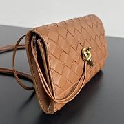 Bottega Veneta Andiamo Tannin Woven Leather Crossbody Pouch - 5
