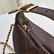 Chanel Clutch bag with chain Lambskin & gold-effect metal brown - 4