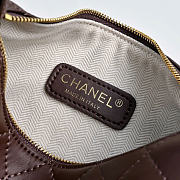 Chanel Clutch bag with chain Lambskin & gold-effect metal brown - 2