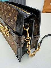 Louis Vuitton Soft Trunk Clutch Canvas Printing Handbag - 3
