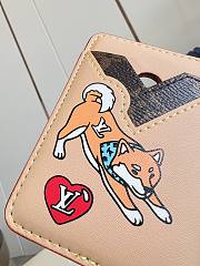 Louis Vuitton Porte-Cartes Magnet Monogram Pets Beige - 5