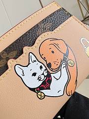 Louis Vuitton Bosch Card Holder Beige with Monogram Pets pattern - 4