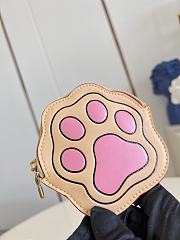 Louis Vuitton Paw Coin Pouch Monogram Pets Beige - 4