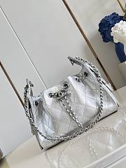 Chanel Mini 25 Hobo Bag Caviar In Pastel Silver - 1