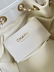 Chanel Mini 25 Hobo Bag Caviar In Pastel White - 2
