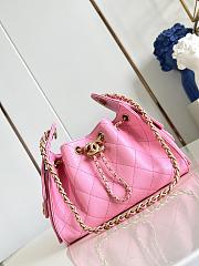 Chanel Mini 25 Hobo Bag Caviar In Pastel Pink - 1