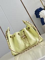 Chanel Mini 25 Hobo Bag Caviar In Pastel Yellow - 1