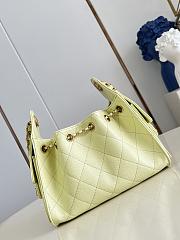 Chanel Mini 25 Hobo Bag Caviar In Pastel Yellow - 6