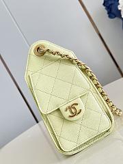 Chanel Mini 25 Hobo Bag Caviar In Pastel Yellow - 2