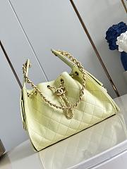 Chanel Small 25 Hobo Bag Caviar In Pastel Yellow - 1