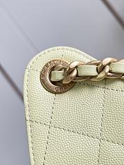 Chanel Small 25 Hobo Bag Caviar In Pastel Yellow - 2