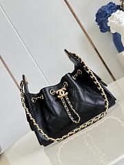 Chanel Mini 25 Hobo Bag Caviar In Black - 1