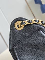 Chanel Mini 25 Hobo Bag Caviar In Black - 4