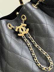 Chanel Small 25 Hobo Bag Caviar In Black - 6